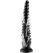 50 cm Spiralinis Fantazijos Dildo su Stipria Siurbtuku, Skirtas Rankoms Laisvinti
