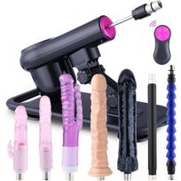 Automatinė sekso mašina su realistiškais dildo priedais ir nuotoliniu valdymu