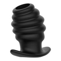 Ergonomiškas tuščiaviduris analinis plėtiklis su bangelėmis, vid. M (87x55mm)