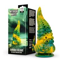 Mythical Mates Tentacle Delight žalia ir geltona - unikalus ir spalvingas dizainas