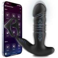 Prostatą Stimuliuojantis Analinis Vibratorius Vyrams su 9 Režimais ir Vibracijomis