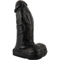 Real Giant tamsiai kūno spalvos dildo, 17.5 cm ilgio