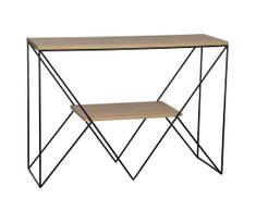 Eglo 424016 - šoninis staliukas OTAWARA 77x106 cm rudas/juodas