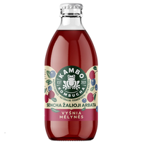 Kombucha gėrimas Vyšnia, Mėlynės – KAMBO, 330ml