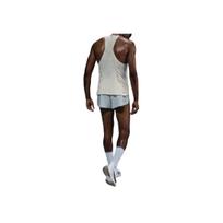 Nike X Jakob Bendradarbiavimas Aeroswift Dri-Fit Adv Greitai Džiūstantis Bėgimo Megztinis trumpomis rankovėmis Liemenė Vyriški viršutiniai drabužiai Sail-White Metallic-Gold HQ4195-134 2XL