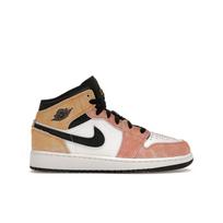Air Jordan 1 Mid SE GS Flight Club Kids Sneakers Pink Magic-Ember Sundial DX4365-800 39