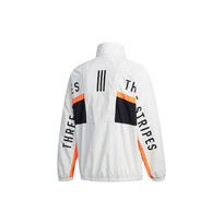 Adidas Essentials Logotipo Spausdinimo Sportinė Striukė Su Stovu Vyriška Striukės Pilka HN8480 S white