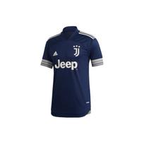 Adidas dryžuotas raidės logotipas trumpomis rankovėmis futbolo marškinėliai išvykos ​​žaidėjo leidimas Juventus unisex viršūnės mėlynos FN1007 S