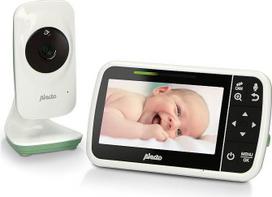 "Alecto DVM149GN" kūdikių monitorius su kamera ir 4,3 colių spalvotu ekranu - kūdikių monitorius su pasukama vaizdo kamera, naktinio matymo funkcija, vidinio ryšio funkcija, dideliu diapazonu, baltos/žalios spalvos
