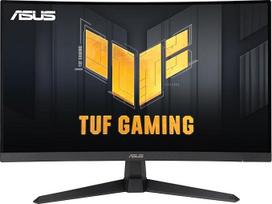 ASUS TUF Gaming VG27VQM1B - 27 colių "Full HD" lenktas monitorius - 280 Hz, 1 ms GtG, "FreeSync", "AdaptiveSync", 10 bitų - "Fast-VA" skydelis, 16:9, 1920x1080, "DisplayPort", HDMI, garsiakalbis