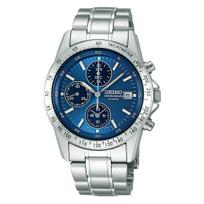 Seiko Selection kvarcinis chronografas laikrodis SBTQ071 sidabrinis vyriškas