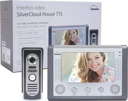 Vaizdo durų telefono skambutis SilverCloud House 715 7" LCD ekranas Intercom