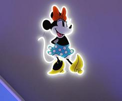 Yellowpop, Neonschilder zur Wanddekoration, Disney Minnie Mouse (Ganzkörper), Energieeffiziente LED-Neonlichter für die Schlafzimmerwand, Einfach zu Installieren, Individuelles Neonschild