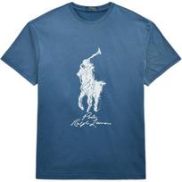 Polo Ralph Lauren Ss24 Crew Neck Logo Print Short Sleeve T-Shirt Men T-Shirts Blue MNPOTSH1N822311-410 XXL