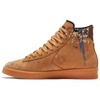 Bandulu x Converse Pro Leather High Dažų Taškeliai - Flux Unisex Sportbačiai Ruda Guma-Šviesiai Medaus 169908C 36