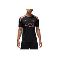 Jordan Paris Saint-Germain Dri-FIT futbolo FW24 Strike trečios kartos apvalios kaklo apvalios kaklo apvalios rankovės marškinėliai vyrams juodi FQ2612-013 XXL