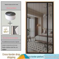 Magnetinė tinklelio nuo uodų durų užuolaida vasarai Bulk Customization Available