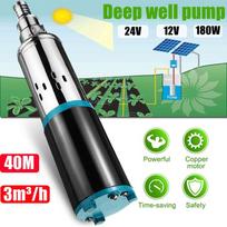 12V/24V DC 3m³/h 180W Saulės giliavandens siurblys Nerūdijančio plieno panardinamas siurblys 12V