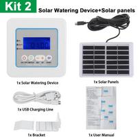 4.5W Double Pump Controller Garden Drip Irrigation Device Timer System Solar Energy Intelligent Automatic Watering Device Kit 2