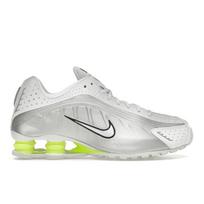 Nike  Shox R4 White Metallic Silver Women Sneakers Volt AR3565-102 36.5