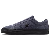 Converse One Star Pro Vintage Suede Low Dark Moth Black Unisex Sneakers Grey A04610C 35 gray
