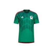 adidas Meksika 22 Namų Autentiški Marškinėliai Ryškiai Žali/Universiteto Žali Vyriški Gatvės Drabužiai HD6898 M