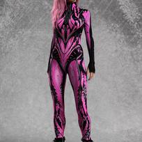 Unisex Cyber Punk 3D skaitmeninės spaudos Helovino vakarėlio vaidmenų žaidimo apranga Moterims Vyrams Cosplay kostiumas Karnavalinis kombinezonas S