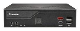 SHUTTLE Slim PC DH810, S1851, 1x HDMI (2.1), 1x DP, 1x USB-C (DP), 1x 2.5", 2x M.2, 2x LAN (Intel 1G + 2.5G), 2x COM, 24/7 continuous operation, incl. VESA