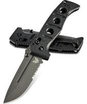 Sulankstomas peilis Benchmade 275SGY-1 Adamas Combo, pilkas