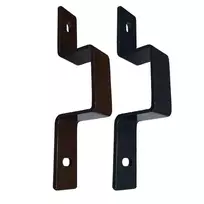 Skersinio laikiklis 20x40 mm, įkišamas, plieninis, 2 mm - RAL8019 (t.ruda)