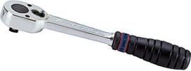 KING TONY RETCHET 1/4 "24 DANTYS 130mm CROMAS, GUMINE RANKENA, UŽRAKTA