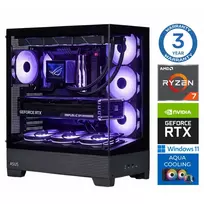 INTOP AQUA Ryzen 7 7800X3D 32GB DDR5 1TB SSD M.2 NVME RTX5080 16GB  WIN11Pro