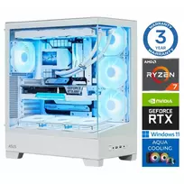 INTOP AQUA Ryzen 7 7800X3D 64GB DDR5 1TB SSD M.2 NVME RTX5080 16GB  WIN11