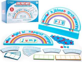 "Learning Resources ABC Arc Mat AlphaMagnets Group Set", abėcėlės mokymosi žaislas nuo 3 metų, fonetikos rinkinys klasėje