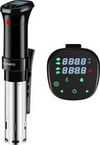 KEAWEO Sous-Vide viryklė, KEAWEO Sous-Vide Sick 1100W Precision Cooker Immersion Diving Ciculator Precision Cooking Pot, itin tylus, skaitmeninis laikmatis, tikslus temperatūros nustatymas, LCD jutiklinis ekranas ir nerūdijantis