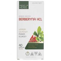 Medica Herbs Berberinas HCL 500 mg - 40 kapsulių