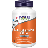 Now Foods L-glutaminas 500 mg - 120 kapsulių