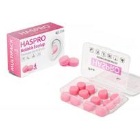 Haspro MOLD 6P Rožiniai lieti ausų kištukai - 6 poros