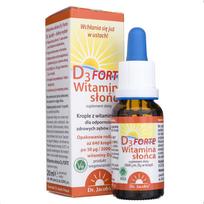 Dr. Jacob's Vitaminas D3 FORTE, lašai - 20 ml