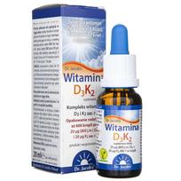 Dr. Jacob's Vitaminas D3+K2, lašai – 20 ml