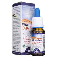 Dr. Jacob's Vitaminas D3+K2 FORTE, lašai - 20 ml
