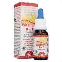Dr. Jacob's Vitaminas A E, lašai - 20 ml