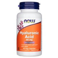 Now Foods Hialurono rūgštis 50 mg - 60 kapsulių