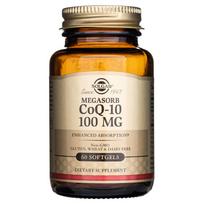 Solgar Megasorb CoQ-10 100 mg - 30 minkštųjų gelių