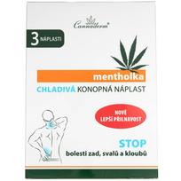 Cannaderm Mentholka vėsinantys pleistrai - 3 vnt.