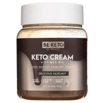 BeKeto Keto kremas su MCT aliejumi, Delicious Hazelnut - 250 g