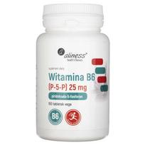 Aliness Vitaminas B6 (P-5-P) 25 mg - 100 tablečių