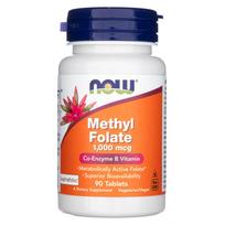 Now Foods Metilo folatas 1000 mcg - 90 tablečių