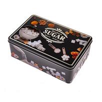Iš metalo maisto laikymo indas cukrui Black3D – Dakls