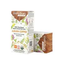Augaliniai rausvai rudos spalvos plaukų dažai Auburn Copper, Cultivator's, 100g